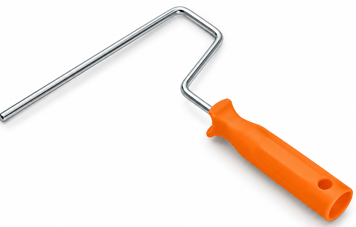 Zinc plated paint roller frames